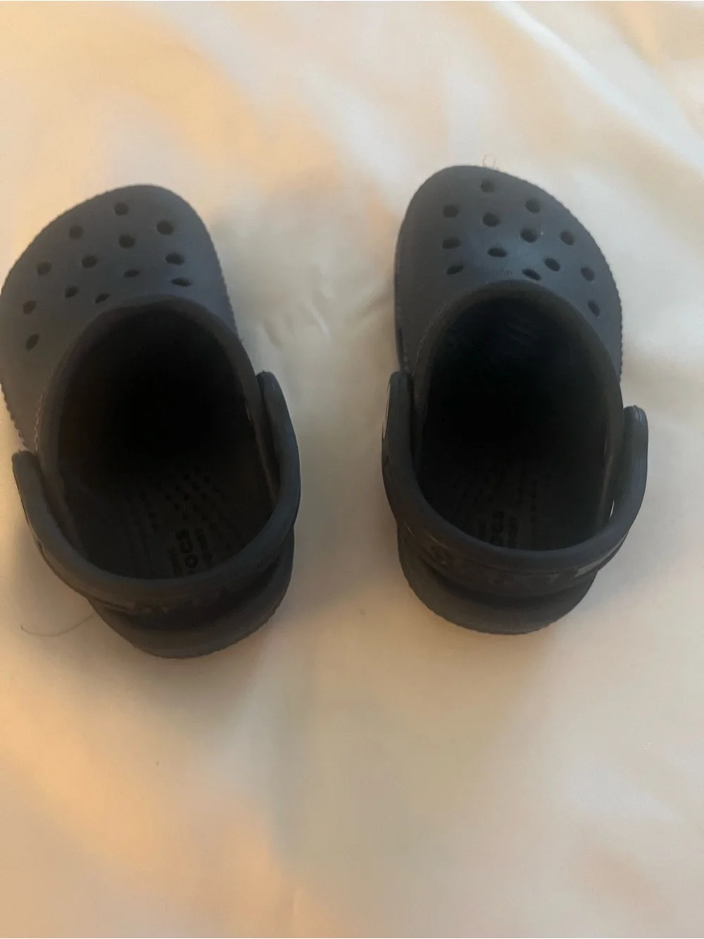 Crocs Kids Navy Blue Lightweight‎ Clog Sandals Sz 5